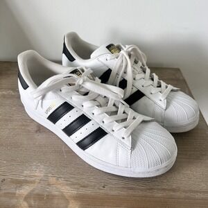 adidas White and Black Athletic Shoes